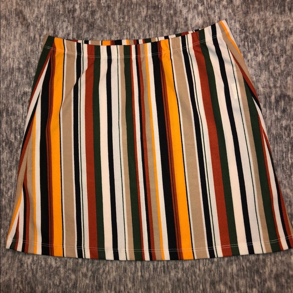 Shein Striped Skirt NWOT